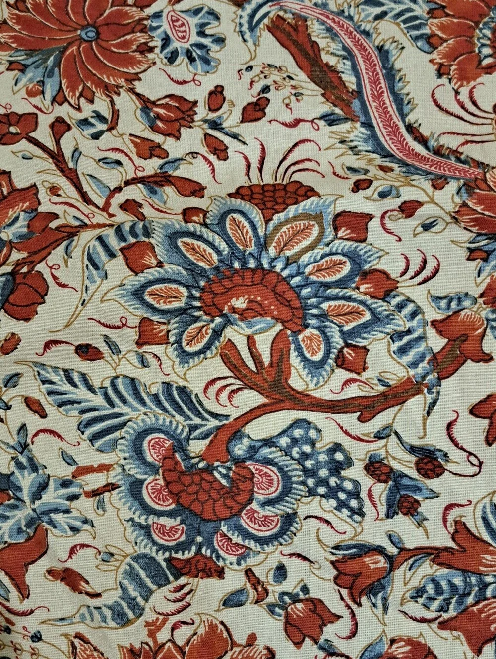 Pottery Barn Jordan Palampore Cotton/Linen Blend Euro Pillow Sham (1)